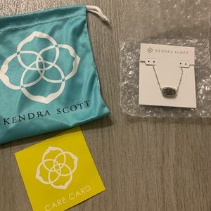 NWT Kendra Scott Elisa silver necklace